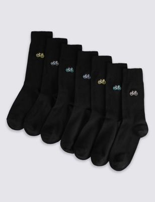 7 Pack of Cool & Freshfeet&trade; Cotton Rich Socks